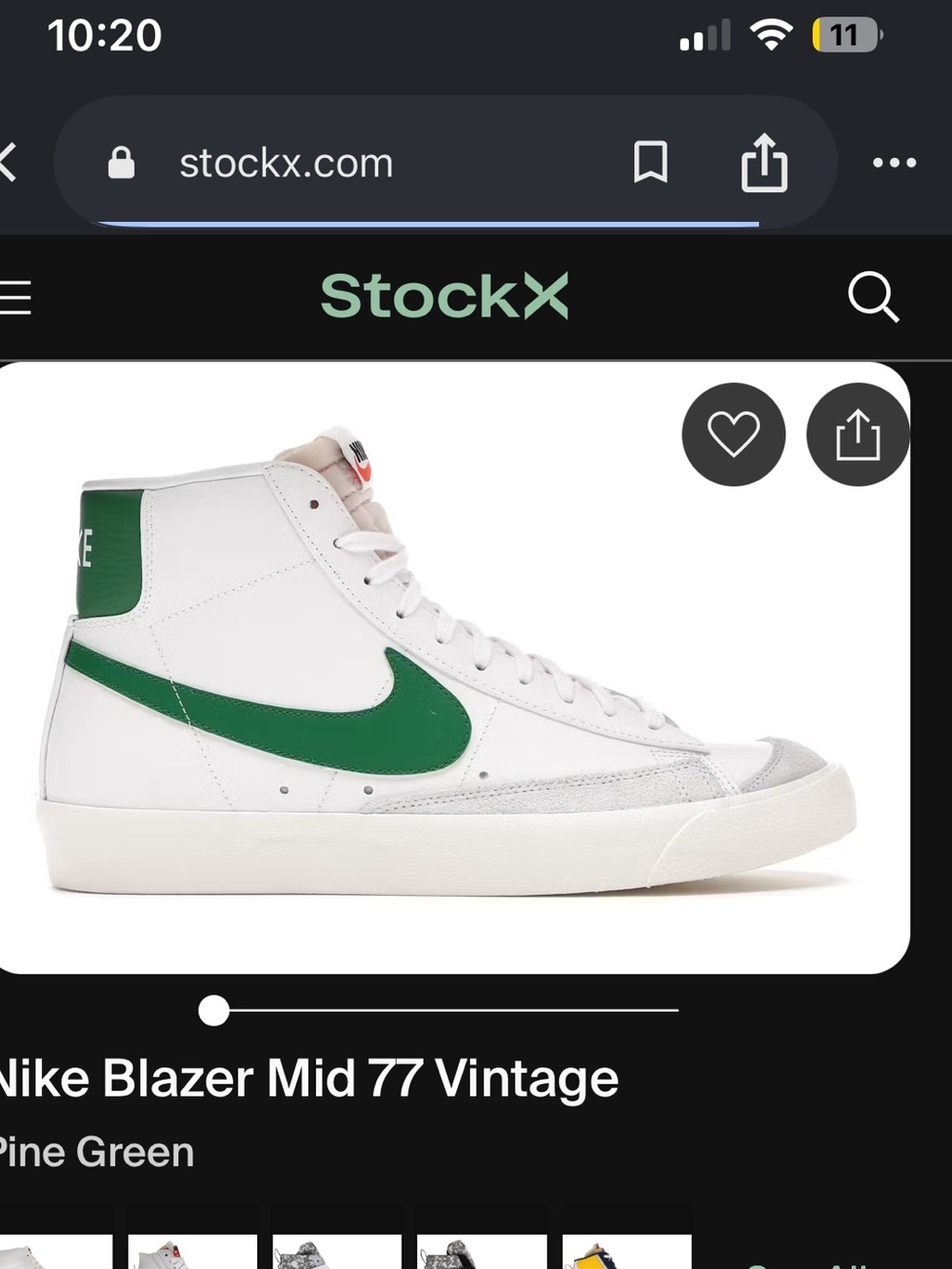 Nike Men's Blazer Mid '77 Vintage men’s 10.5